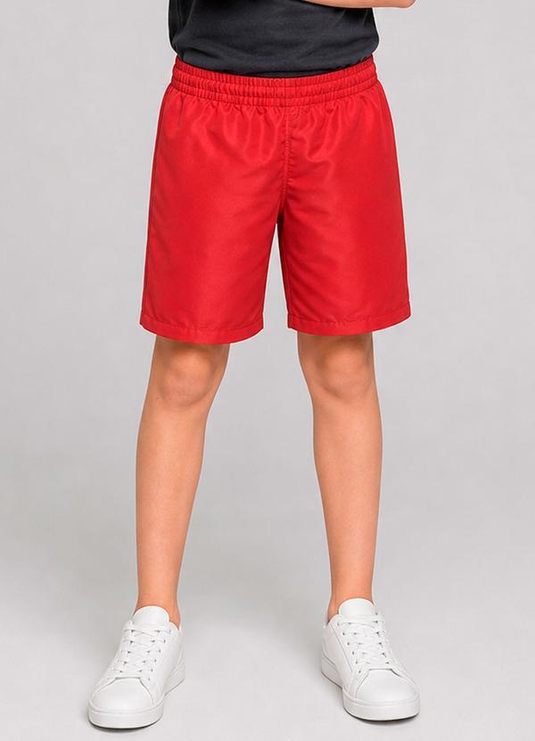 Bermuda Infantil Menino Básica Vermelho