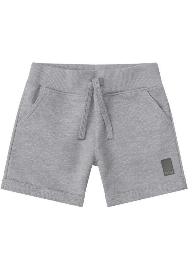 Vista 2 Bermuda Infantil Menino Mescla Milon Milon