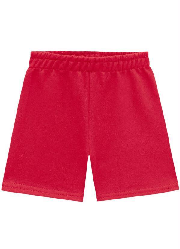 Vista 2 Bermuda Infantil Menino Vermelho Kyly Kyly