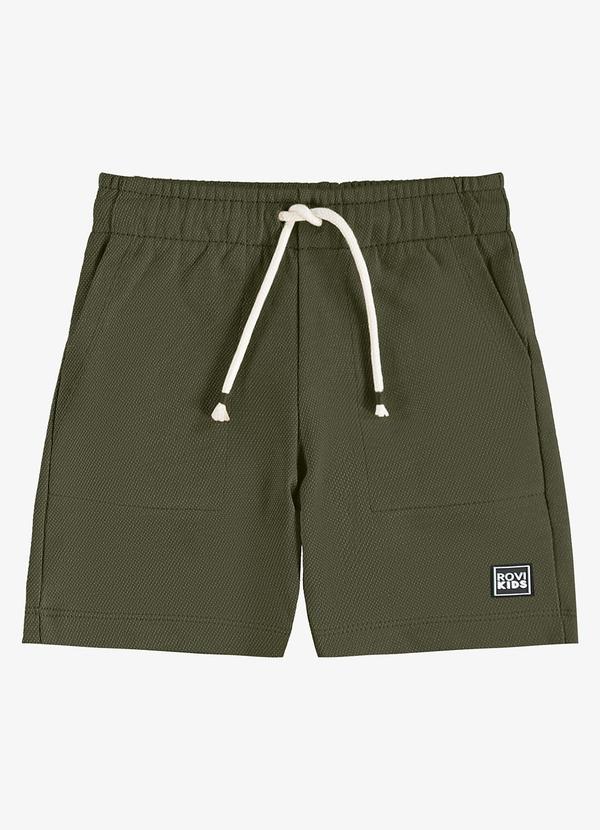 Bermuda Infantil Moletom Verde