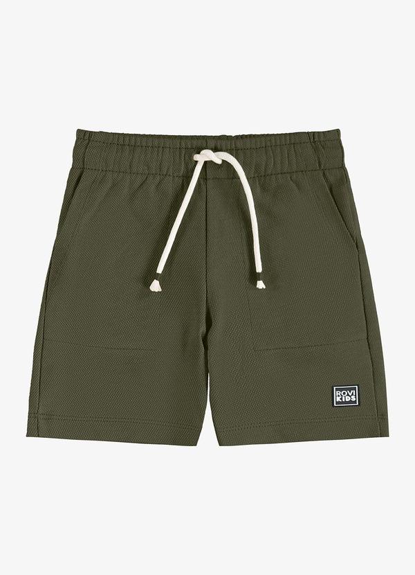 Bermuda Infantil Moletom Verde