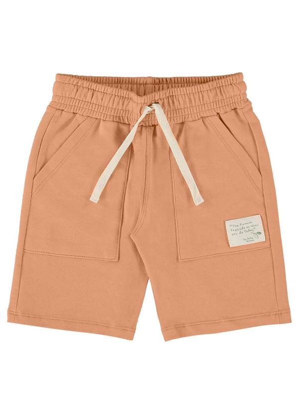 Vista 2 Bermuda Infantil Nature para Menino Marrom Up Baby Up Baby
