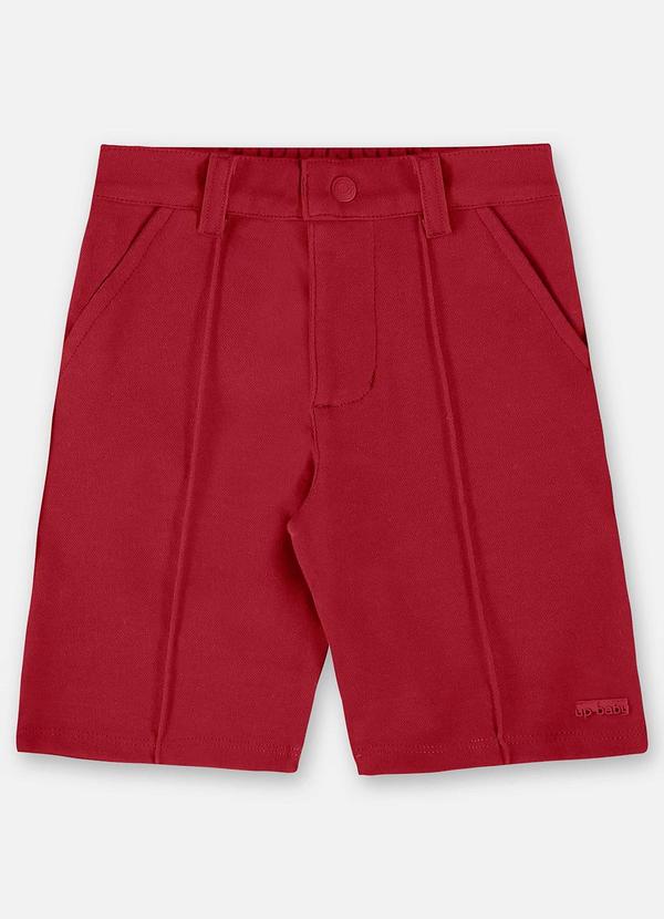 Vista 2 Bermuda Infantil para Menino Vermelho Up Baby Up Baby