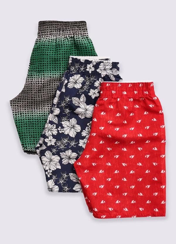 Bermuda Infantil Reta Estampadas Sortida