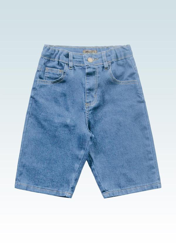 Bermuda Jeans Azul
