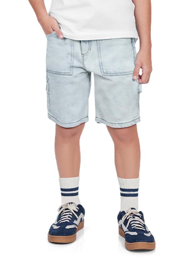 Vista 2 Bermuda Jeans Claro Fkn Play Denim Fkn Play Denim