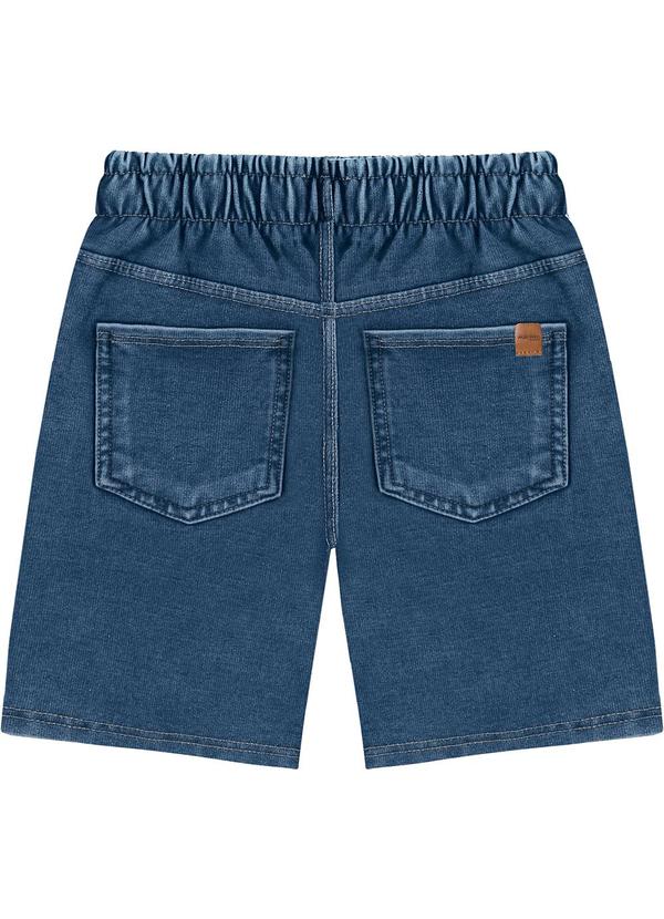 Vista 2 Bermuda Jeans Moletom Azul Malwee Kids Malwee Kids