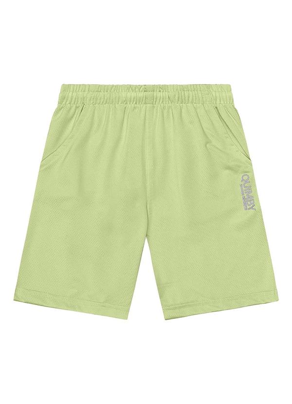 Vista 2 Bermuda Malha Dry Fit Verde Quimby Quimby