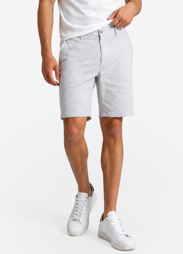 Bermuda Masculina Juvenil em Cotton Cinza