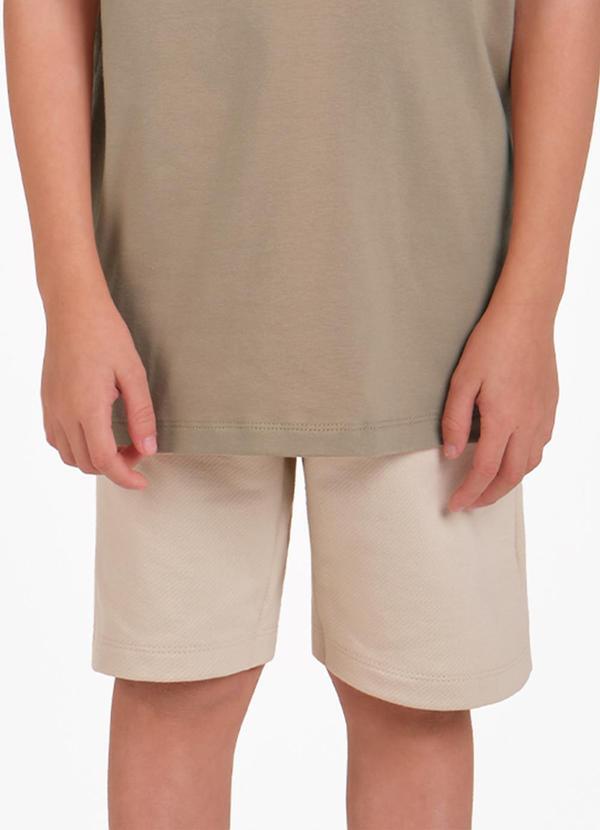 Vista 2 Bermuda Moletom Sarjado Masculina Marrom Trick Nick Trick Nick