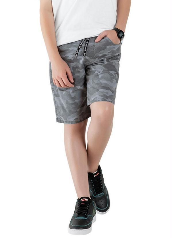 Vista 2 Bermuda Teen MeninoCinza Lemon Lemon