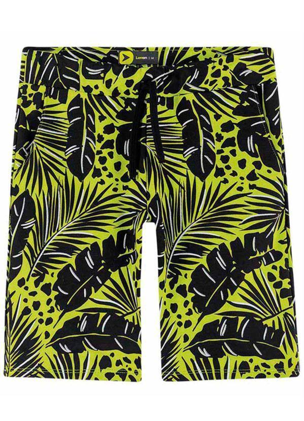 Vista 2 Bermuda Teen MeninoVerde Lemon Lemon