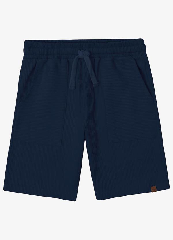 Bermuda Verão Menino Cargo Azul