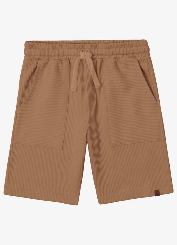 Bermuda Verão Menino Cargo Marrom