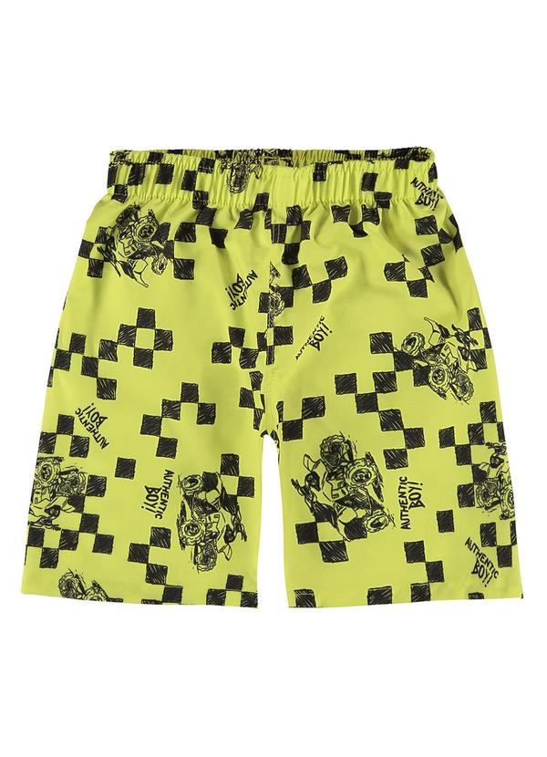 Vista 2 Bermuda Verde Limão Comfort Menino Malwee Kids Malwee Kids