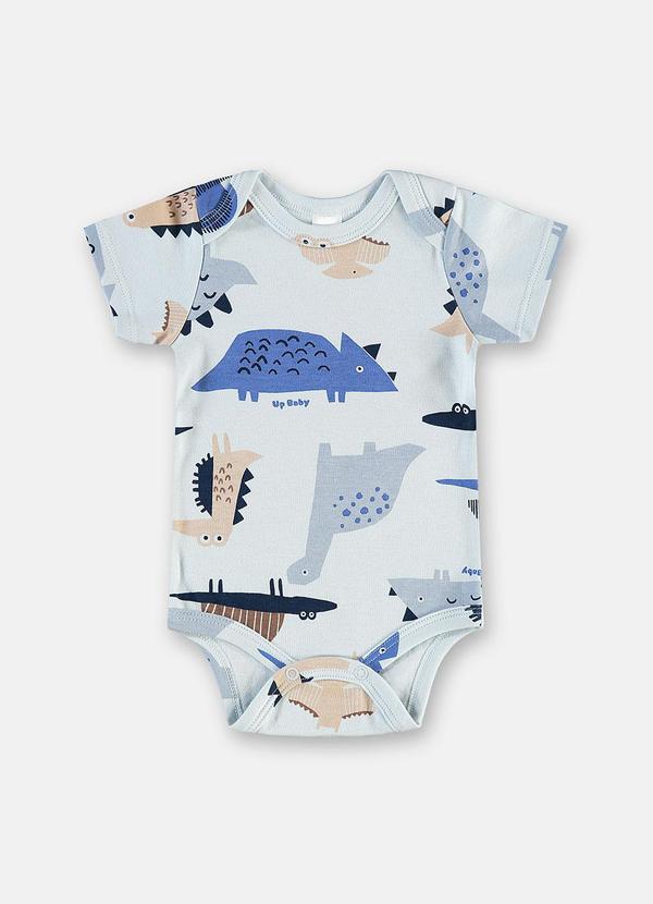 Body Bebê Masculino Suedine Estampado