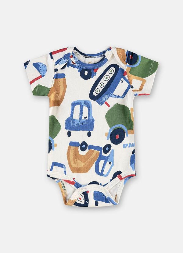 Body Bebê Masculino Suedine Estampado