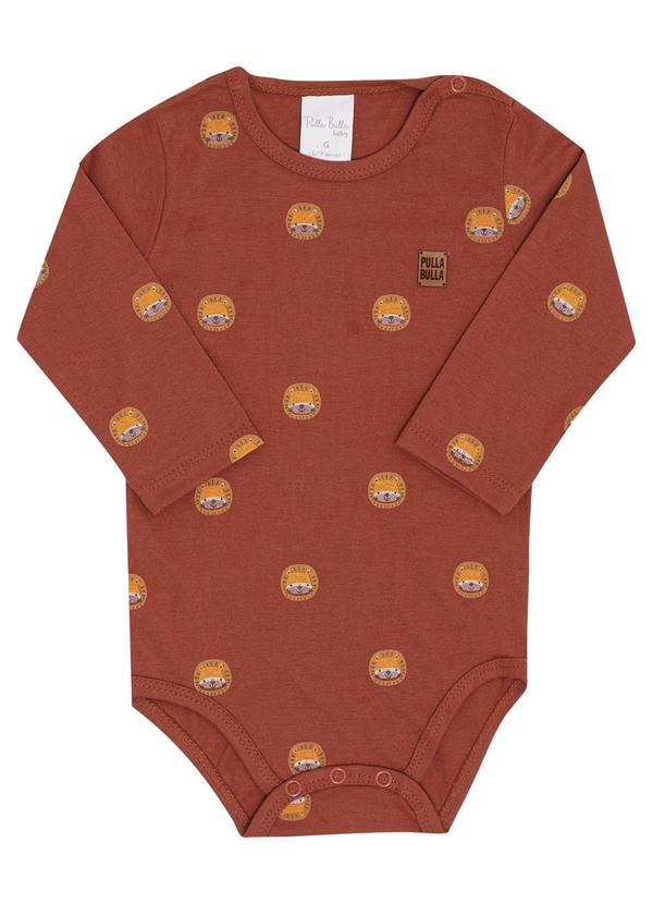 Body Bebe Menino Suedine Vermelho