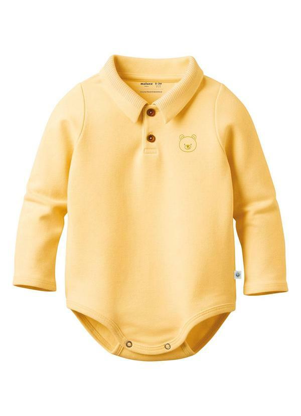 Body Polo Ursinho Amarelo