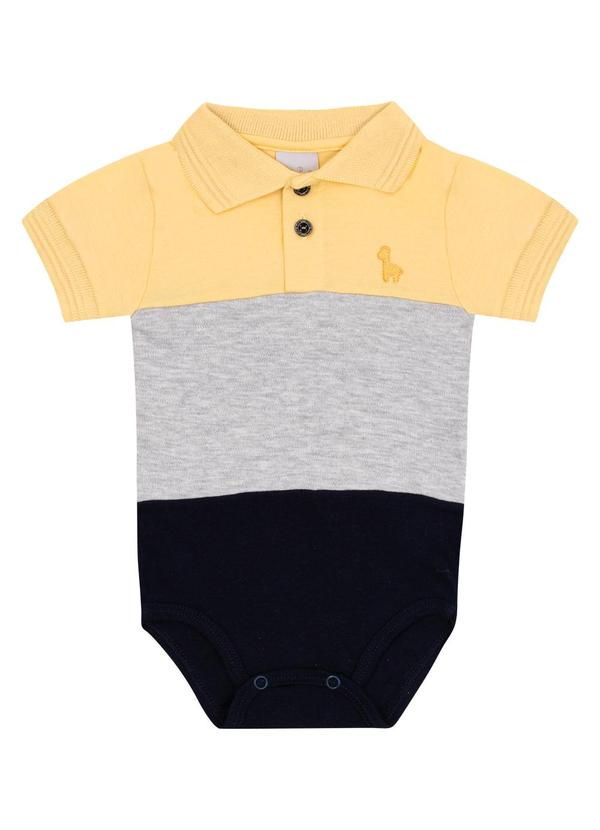 Body Suedine Amarelo