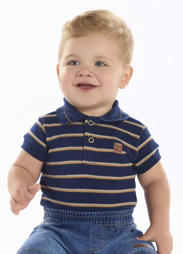 Body Suedine Fio Tinto Azul