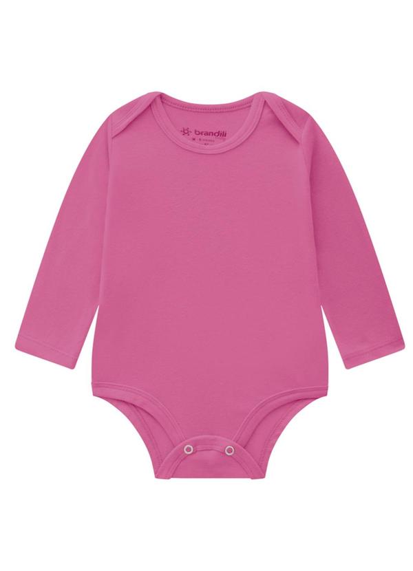 Kit 2 Bodies Bebê Unissex com Cor Lisa Rosa