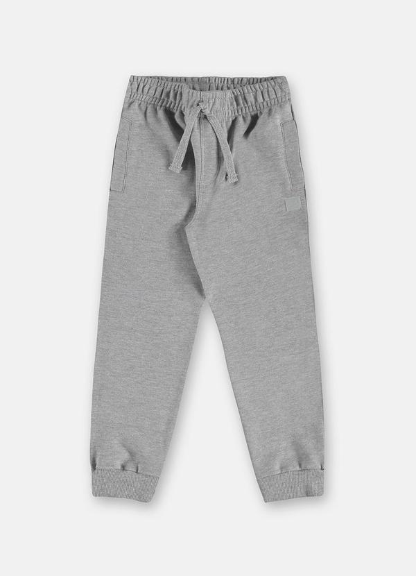 Calça Infantil em Moletom sem Felpa Cinza