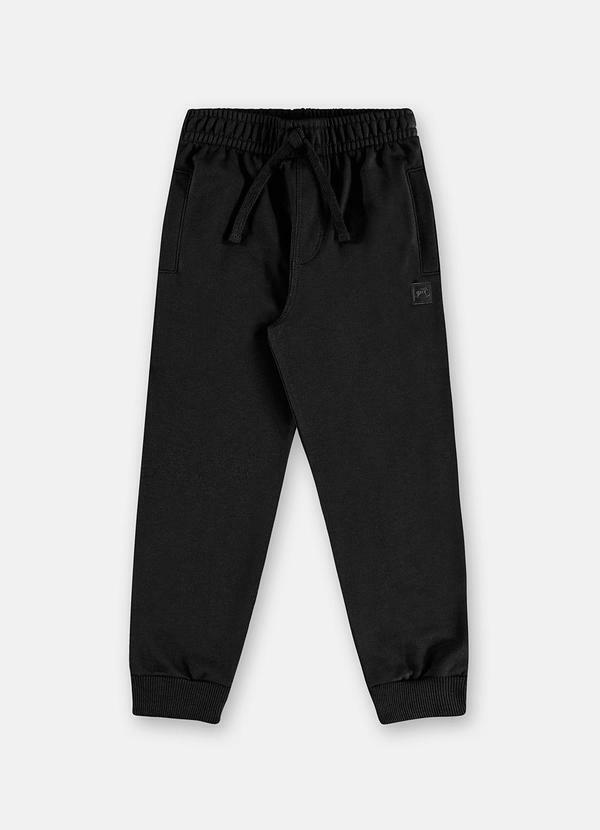 Calça Infantil em Moletom sem Felpa Preto
