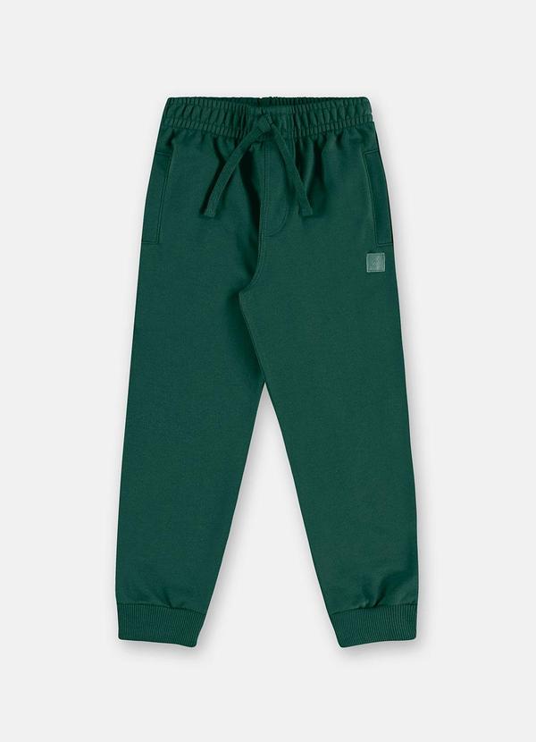 Calça Infantil em Moletom sem Felpa Verde