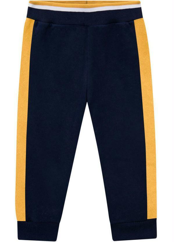 Vista 2 Calça Infantil Menino Marinho Milon Milon