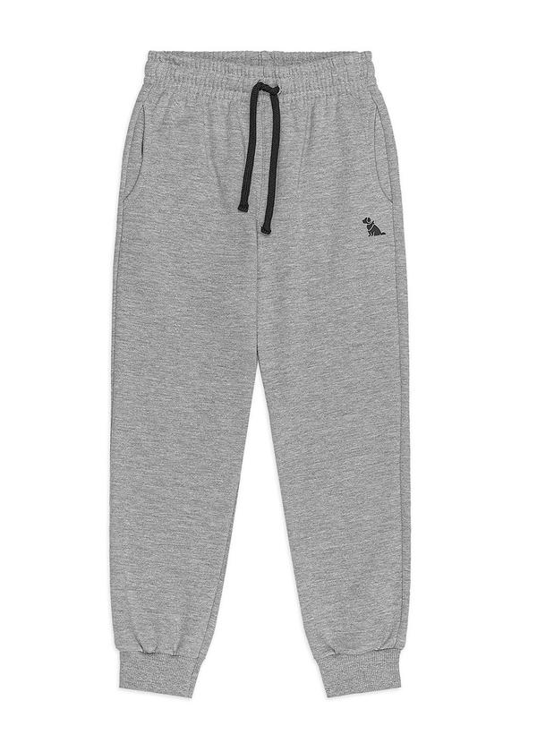 Calça Infantil para Menino em Moletom Cinza