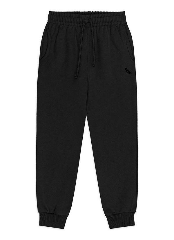 Calça Infantil para Menino em Moletom Preto