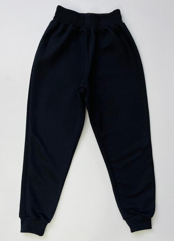 Calça Jogging de Moletom Preto