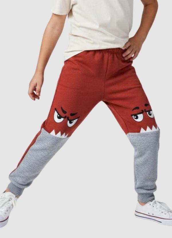 Calça Moletom Bravo Laranja