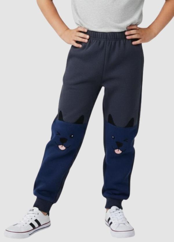 Calça Moletom Cinza