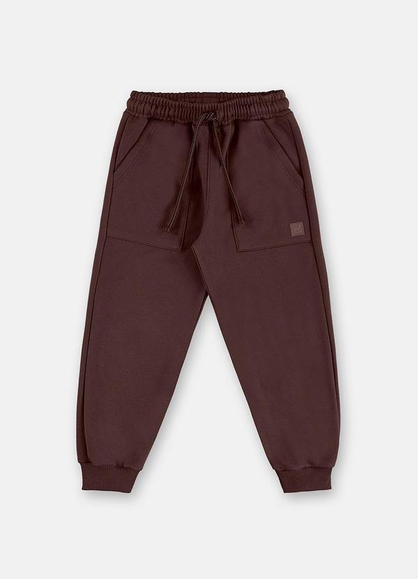 Calça Moletom Felpado Marrom