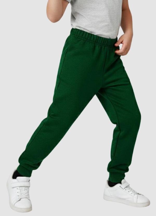 Vista 2 Calça Moletom Verde Escuro Turminha Turminha
