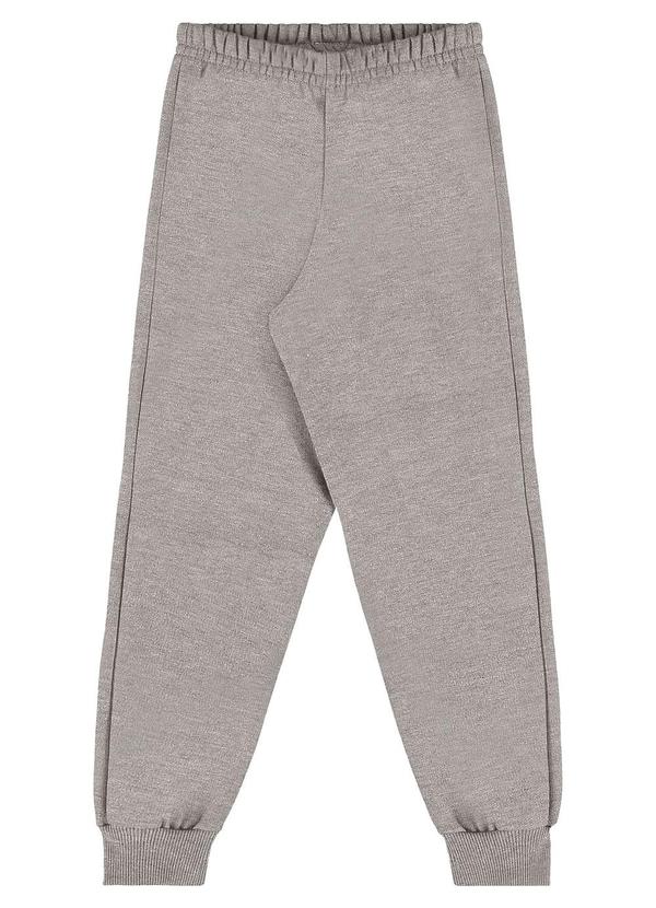 Calça Unissex em Moletom Cinza