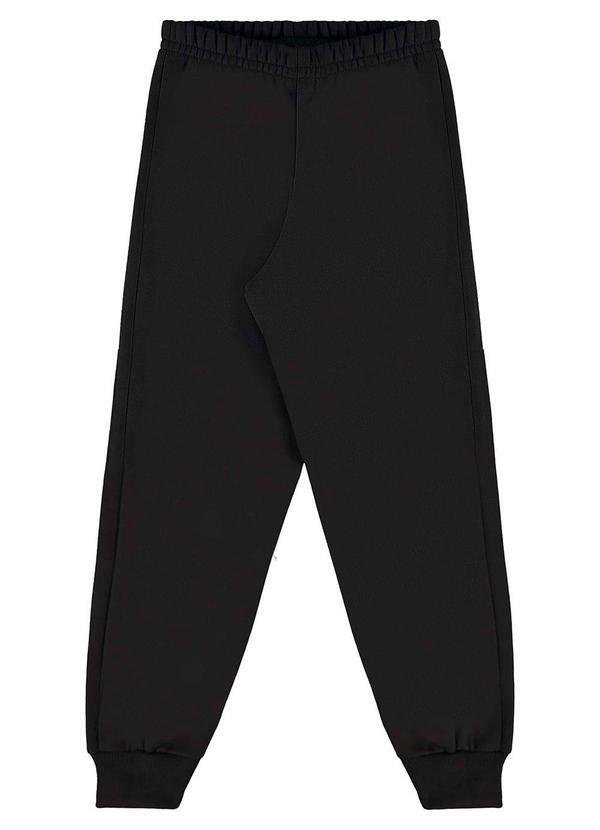 Calça Unissex em Moletom Preto
