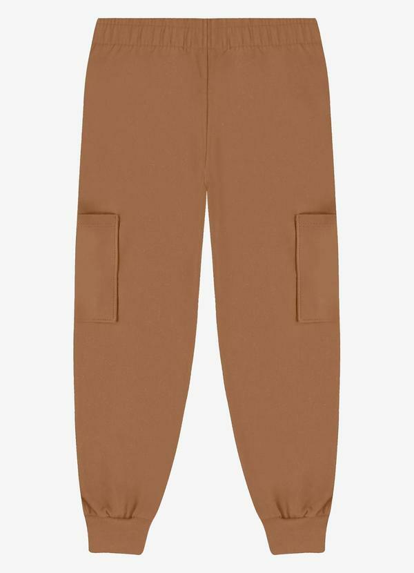 Calça Básica Infantil Marrom