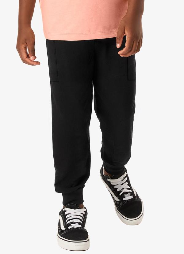 Calça Básica Infantil Preto