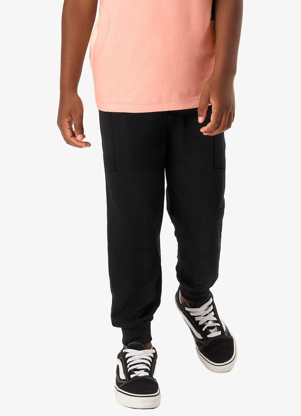Calça Básica Infantil Preto