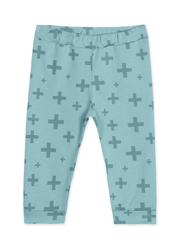 Calça Bebê Unissex Match Azul