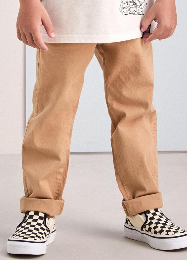 Calça Casual de Sarja Toffee Toffee