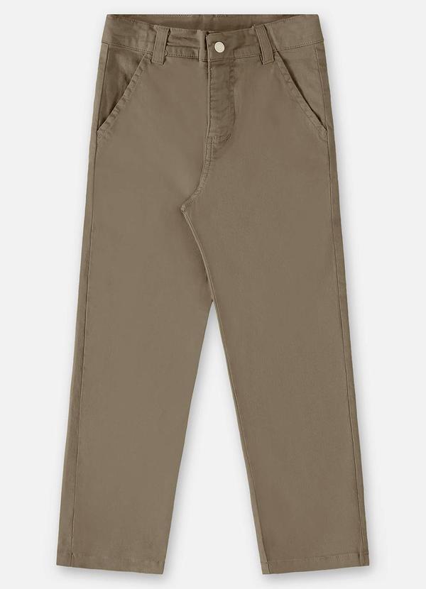 Calça em Sarja Infantil Menino Verde