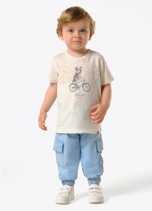 Calça Infantil Cargo Azul
