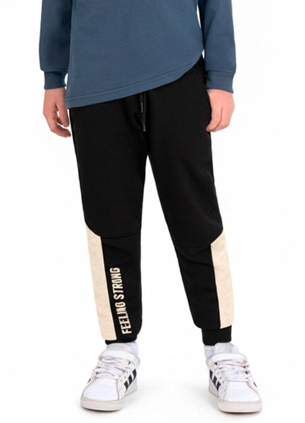 Calça Infantil com Bolsos Preto