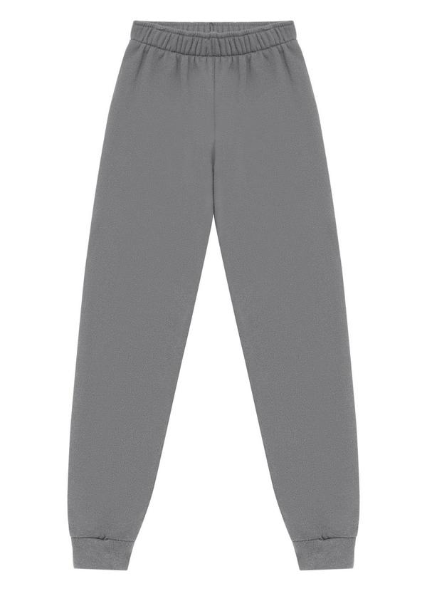 Calça Infantil em Algodão Cinza