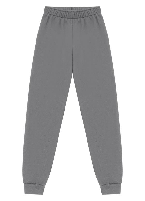 Calça Infantil em Algodão Cinza