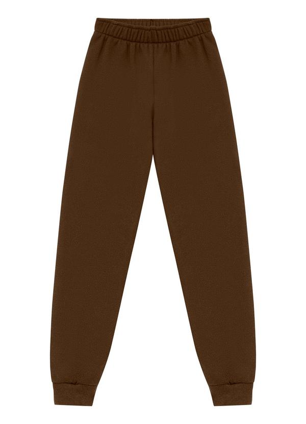 Calça Infantil em Algodão Marrom